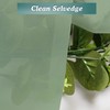 Chyhomenyc Sheer Window Valance Curtains, 42x14 Inches 2PCS, Light Filtering