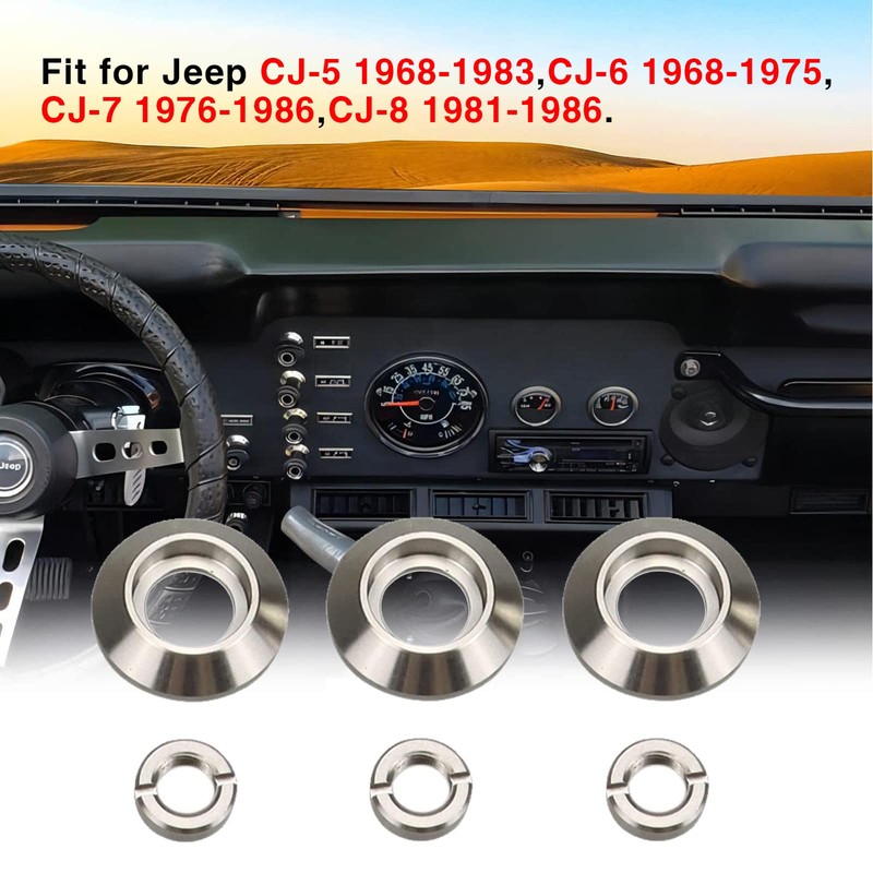 ANP PUAUTO Dashboard Switch Bezel, Dashboard Switch and Nut Settings