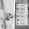 iuknob Fingerprint Door Knob with Keypad and Key,Smart Biometric Digital