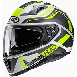 HJC i70 Lonex Men's Street Motorcycle Helmet - MC-3HSF / X-Small