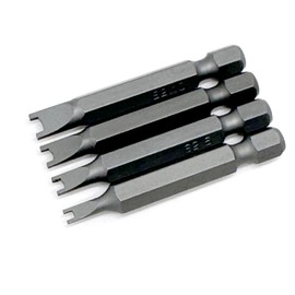 OHIY Spanner Screwdriver Bits Set Including 4 Sizes #4#6#8#10, S2 Steel Full Size 2" Long 1/4" Hex Shank