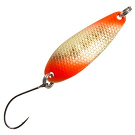 FTM Spoon Wheel 3.6 g 3.8 cm – Trout Blinker, Colour: Orange/Gold/Gold
