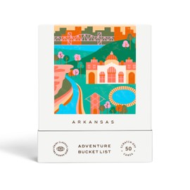 Reach International Outfitters Arkansas Adventure Bucket List: 50 Scratch-Off Cards for Outdoor Activities, Tourist Attractions, and Road Trips - Perfect Travel Gift and Guide for Exploring Arkansas