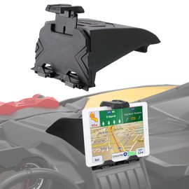 KEMIMOTO X3 Electric Device Tablet Holder, X3 GPS Mount Storage Box Compatible with 2017-2023 Can Am Maverick X3 All Models, Replace OEM #715002874