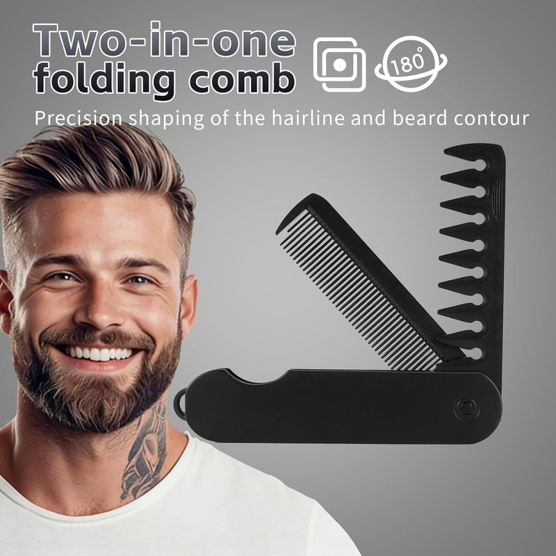 2Pcs Texture Comb – Volume Texturizing Comb for Men and