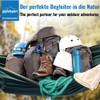gipfelsport Ultraleicht Hängematte grau/rot Seile