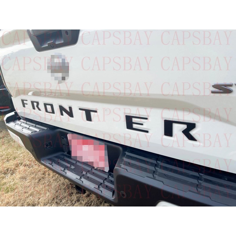 BEST HOT TX Matte Black Raised Tailgate Letters for 2022