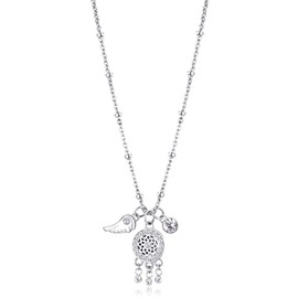 Brosway BHKN055 Women's Necklace with Dream Catcher Symbol Stainless Steel | CHAKRA Collection, Stainless Steel, Not Applicable