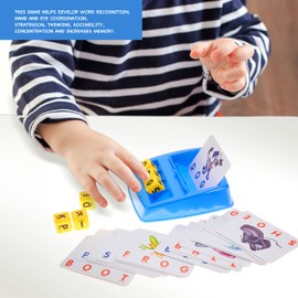 PowerTRC Matching Letter Spelling Game | Educational Alphabet, Word Spelling, Numbers and Color Learning Toy for Kids Over 3 Years Old