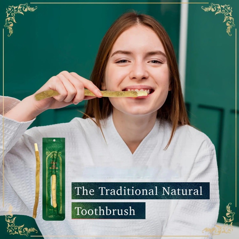 3/6/12Pack Natural Miswak Toothbrush Sticks Vacuum Sealed Traditional for Healthy
