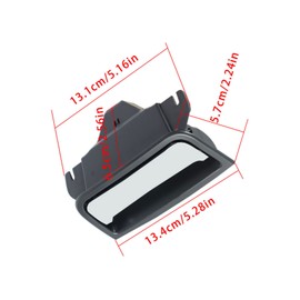 WFLNHB Center Console Armrest Latch Armrest Lid Lock Chrome 22861304 2286-1304 Replacement for Yukon Tahoe 2015-2020