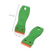 Foshio Yellow Plastic Razor Blade Scraper with Contoured Handle and