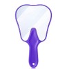 LA MIERE Tooth Shaped Mirror Ergonomic Handle Mirrors with Handle