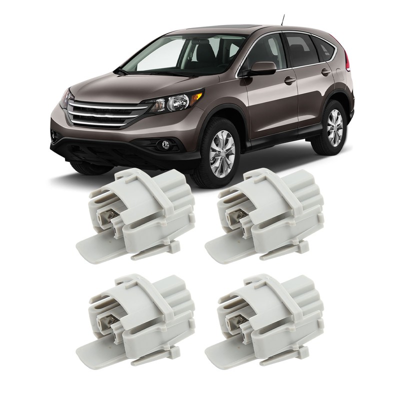 4 Pcs Brake Taillight Socket Bracket 34102 S60 003 License