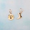 BEKECH Cowgirl Cowboy Hat Boots Earrings Western Cowboy Hat Boots