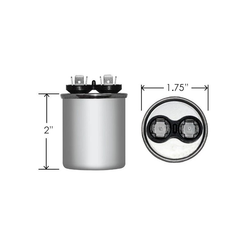 Jard Mars 30.0 uF 370 VAC 50/60Hz Motor Run Capacitor