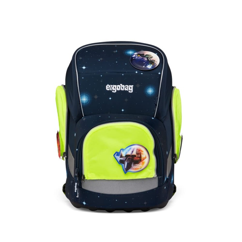 ergobag Fluo Zip Set Visibility Set Pack Cubo and Cubo