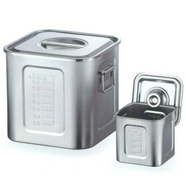 AG 21-0 Graduated Square Kitchen Pot 5.9 inches (15 cm) (Handless)