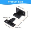 uxcell 5 PCS Plastic Fitting Furniture Panel, Joint Bracket, Push-On