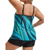 Hanna Nikole Tankini Bathing Suits for Women Plus Size Swimdress