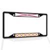 Fastasticdeals Metal Insert License Plate Frame Alabama Flag A Weatherproof