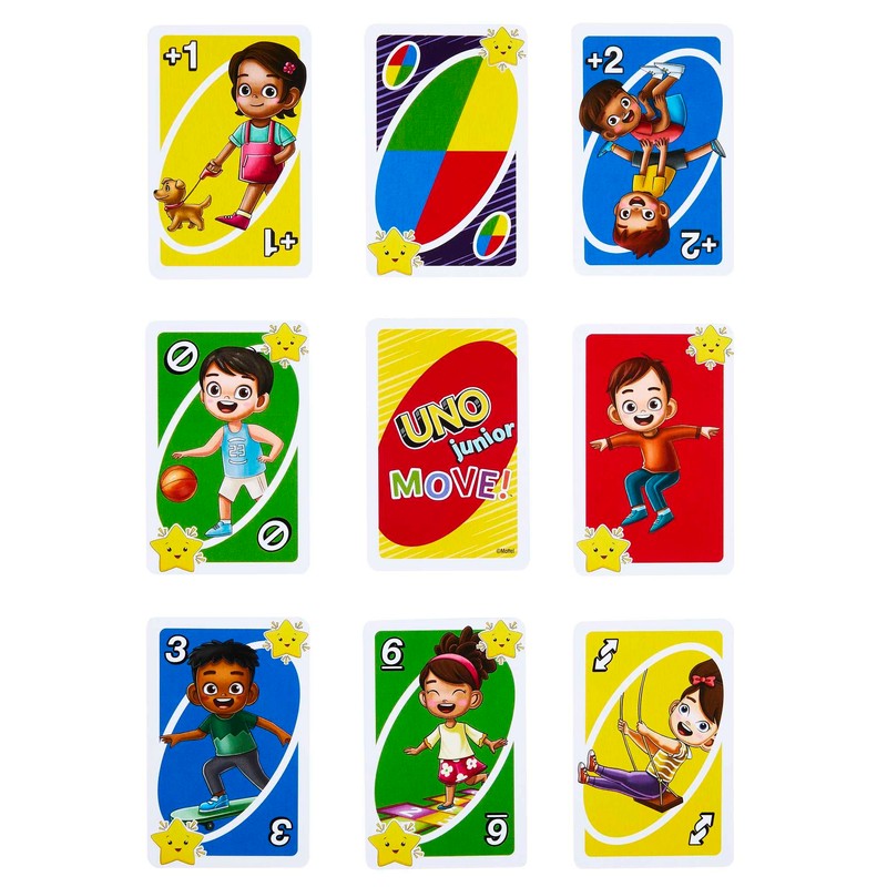 UNO Junior Move! Active Version of the Card Game, 3