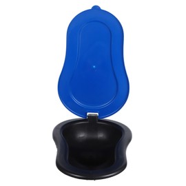 Operitacx Bautrutzelement temporäres Urinal falten Weiblich sie Urinieren Campingtoilette notfallvorsorge Frauenurinal Bettpfanne Bettpane für Frauen Urinal für Männer und Frauen Abs Blue