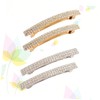 TOVINANNA 4pcs Crystal Hair Clips Elegant Temperament Barrettes for Women