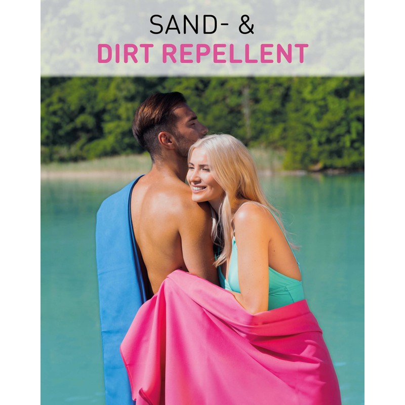 Fit-Flip Swimming towel - fast drying microfibre beach towel -