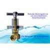 Flush-Mounted Valve for Bathroom and Kitchen Wall Valve Shut-off Valve