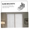 GANAZONO Mounting Brackets for Vertical Blinds Clips for Pleated Shades