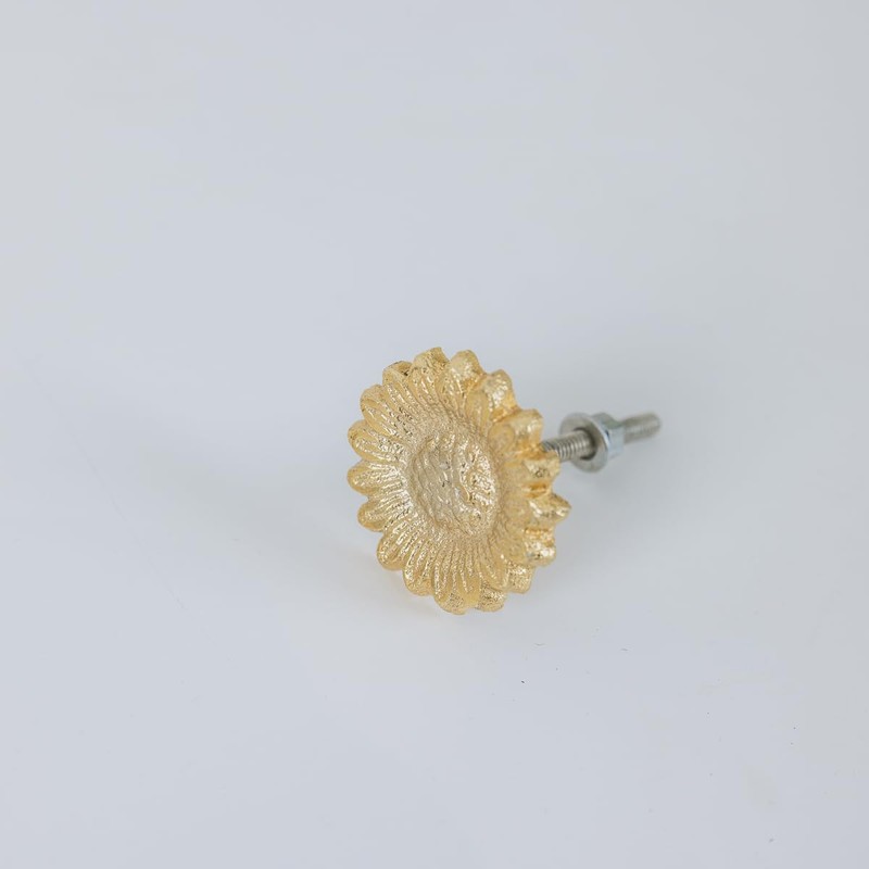 Melody Maison Gold Sunflower Drawer Knob