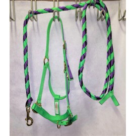 Windmill Monogrammed Horse Halters HORSE HALTER -  FREE NAME ON NOSE- CUSTOM MADE IN USA
