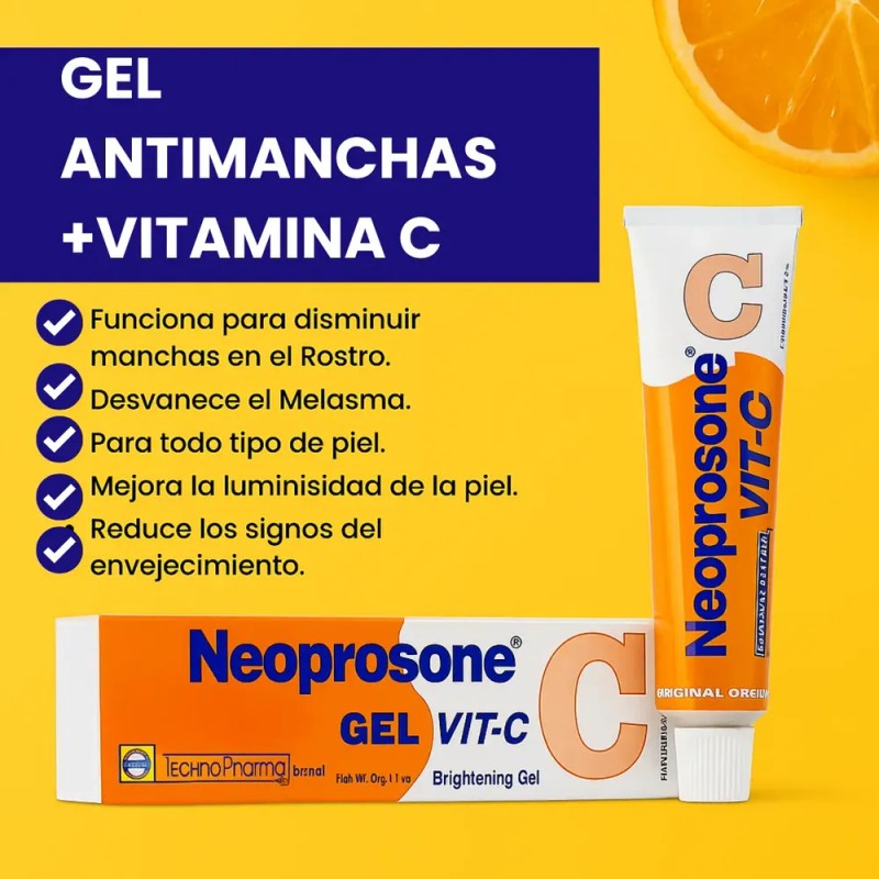 Gel Despigmentante Antimanchas Vit C Arbutina Neoprosone
