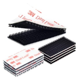 Dual Lock SJ3550 Heavy Duty Reclosable Fastener 2" x 3" 8 PCS Industrial Strength Mounting Strips Self Mating Interlocking Hook with Strong Adhesive for Indoor Outdoor Home Office Deco