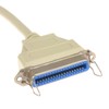 Centronics IEEE-1284 Parallel Printer Cable 36-Pin Female to Female 2