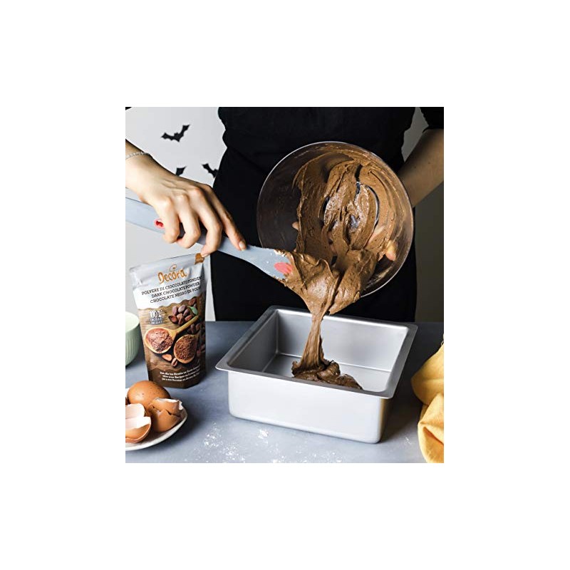 DECORA 0062639 Profi-BACKFORM QUADRATISCH AUS ELOXIERTEM Aluminium cm 20X20X7,5