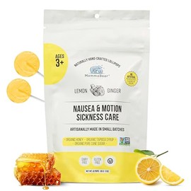 Mommabear Piruleta Natural Aliviar Náuseas Embarazo Mareo Por Movimiento Hecha Mano Piruletas Orgánicas Miel Limón Jengibre Chupones Malestar Estomaca