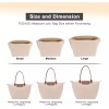 Longchamp 롱샹 르 플리지 S 핸드백용 펠트 지갑 정리함 삽입물(작은
