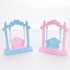 LIUZONGIN 2 Pack Mini Swing Hermit Crab Climbing Toy Terrarium