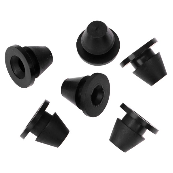 Unbranded Black Rubber Side Cover Grommet For Harley Tri Road