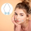 CustomyLife 2pcs Natural Dimple Maker for Cheeks, Blue Facial Muscle