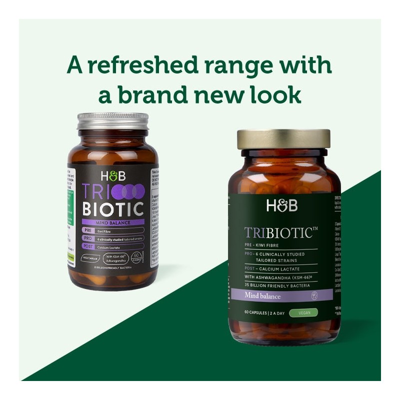 Holland & Barrett Tribiotics Mind Balance 60 Capsules