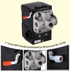 Peryiter 4 Pcs Air Compressor Pressure Switch Control Valve 90-125psi