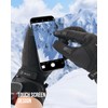 RIDEIRON Motorcycle Gloves, Winter, Water Resistant, Smartphone Compatible, Motorcycle Gloves,