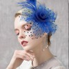 Fascinators for Women,Women Accessories,Royal Blue Fascinator for Women Tea Party