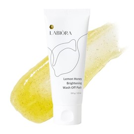 Máscara Facial de Miel y Limón Lavable y Exfoliante — 5 Minutos, Exfoliante, Hidratante, Suave para Piel Sensible, con Miel Manuka y Extracto de Limón, 100 g (3.52 oz)