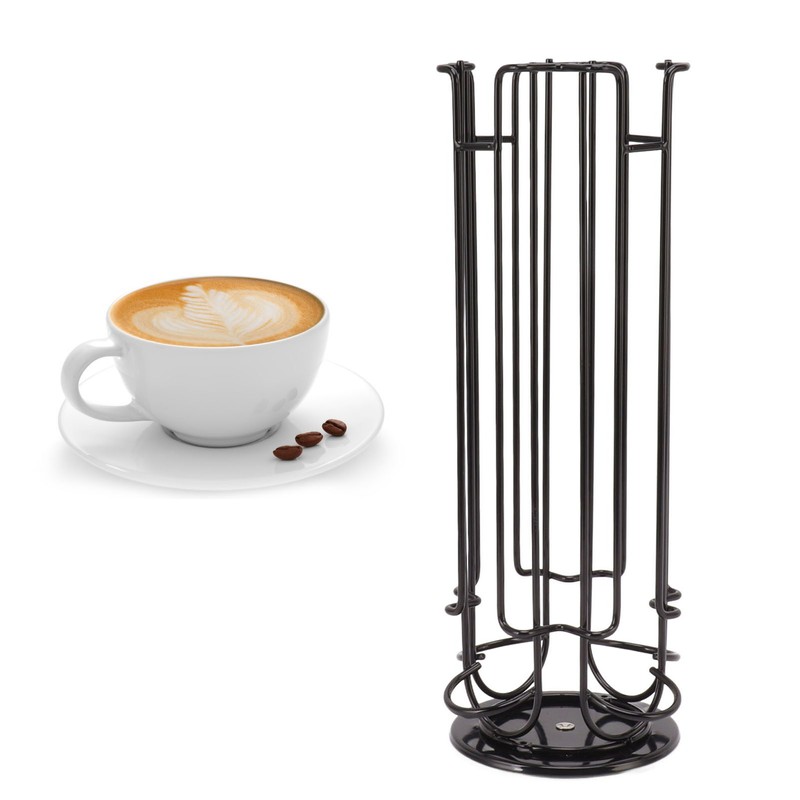 Coffee Capsule Holder for 24 Coffee Pod 360 Degree Rotating