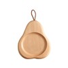 Natural Wooden Coasters, Pear-Shaped Heat Insulation Mats for Drinks, House