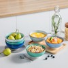 vancasso Bonita 27 Oz Cereal Bowls Set of 6, Blue